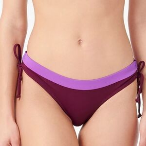 J.Crew NWT Colorblock string bikini set size L.